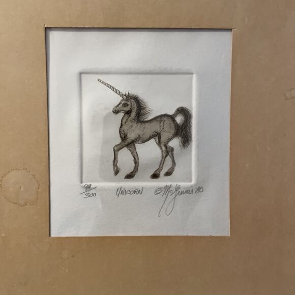 Other - Limited edition print by Christine McGinnis Unicorn 1980 #94/300